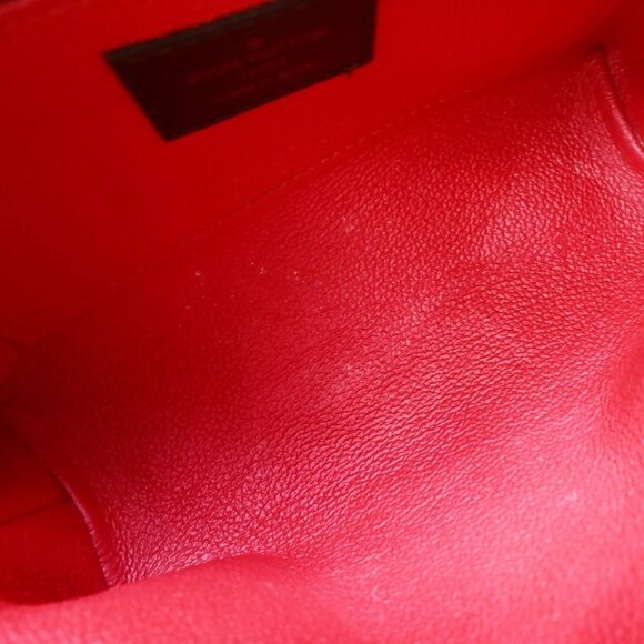 LOUIS VUITTON Pochette Cosmetic Pouch Bag Damier Ebene Leather - Picture 7 of 16